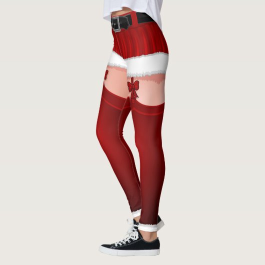 Sankt-Leggings-lustige Weihnachtskostüm-Leggings Leggings (Links)