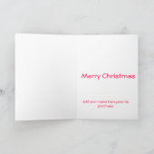 Sankt-Liebe-Tier-Weihnachten Feiertagskarte (Innenseite)