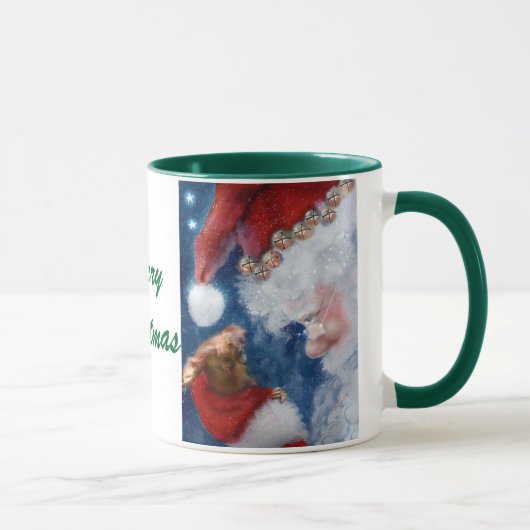 Sankt-Liebe-Tier-WeihnachtsTasse Tasse (Rechts)