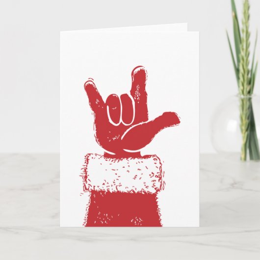 Sankt-Lieben Sie Feiertagskarte (Vorderseite)