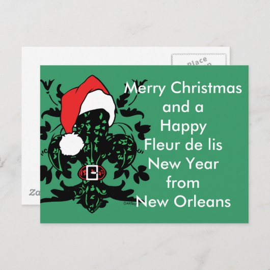 Sankt-Lilie Feiertagspostkarte (Vorne/Hinten)