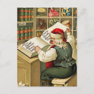 Vintage Weihnachtsbilder Postkarten Zazzle De