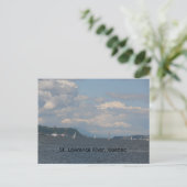 Sankt-Lorenz-Strom Postkarte (Stehend Vorderseite)