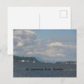 Sankt-Lorenz-Strom Postkarte (Vorne/Hinten)