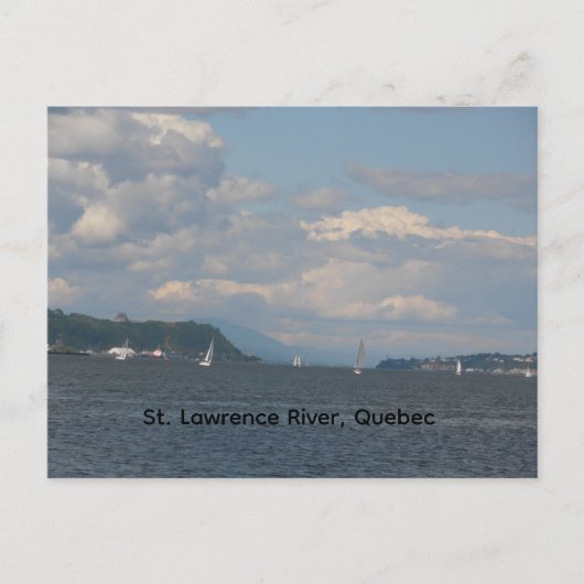 Sankt-Lorenz-Strom Postkarte (Vorderseite)
