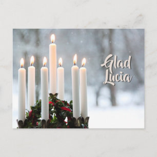 Sankt Lucia   Luziafest Postkarte