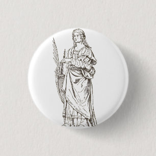 Sankt Lucia von Bernardino Luini Button