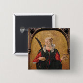 Sankt Lucia von Francesco del Cossa Button (Vorne & Hinten)