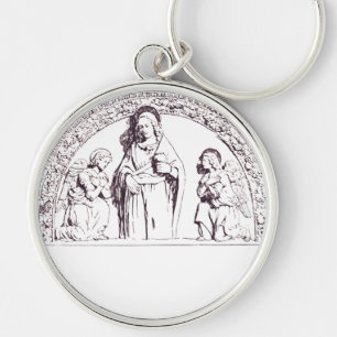 Sankt Lucia von Syrakus von Giovanni della Robbia Schlüsselanhänger