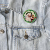 SANKT, MÄDCHEN u. STECHPALME durch SHARON SHARPE Button (Beispiel)