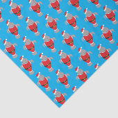 Sankt-Manatis-Cartoon-Neuheits-Weihnachten Seidenpapier (Ausschnitt)