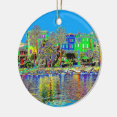 Sankt Margherita Ligure - Italien Keramikornament (Links)