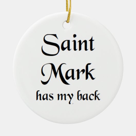 Sankt Markus Keramik Ornament (Vorne)