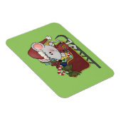 Sankt-Maus mit Schlitten Magnet (Rechte Seite)