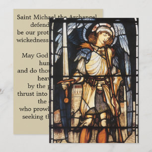 Sankt Michael von Sir Edward Coley Burne-Jones Einladung