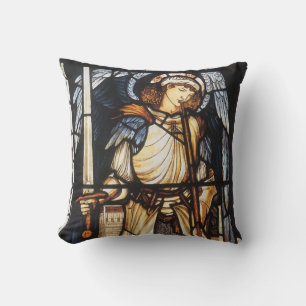 Sankt Michael von Sir Edward Coley Burne-Jones Kissen
