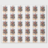 Sankt mit Clown-Packpapier Geschenkpapier (Flach)