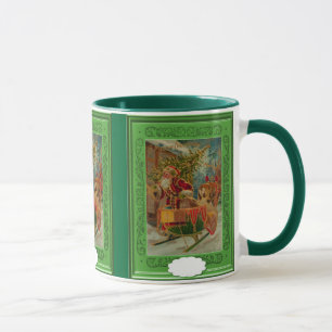 Sankt mit einem Pferdeschlitten Tasse