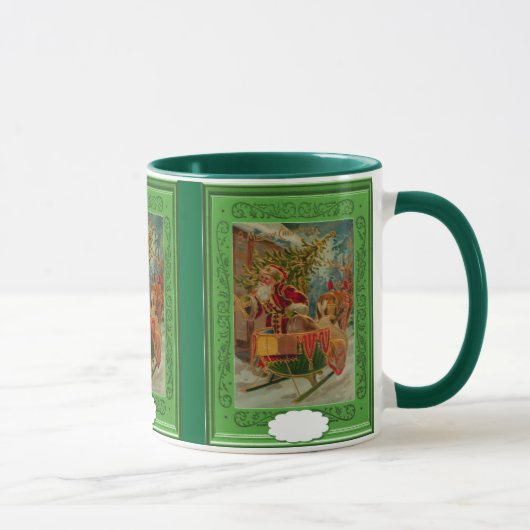 Sankt mit einem Pferdeschlitten Tasse (Rechts)