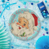 Sankt mit Pfefferminzen Pappteller (Party)