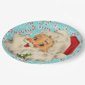 Sankt mit Pfefferminzen Pappteller (Schrägansicht)