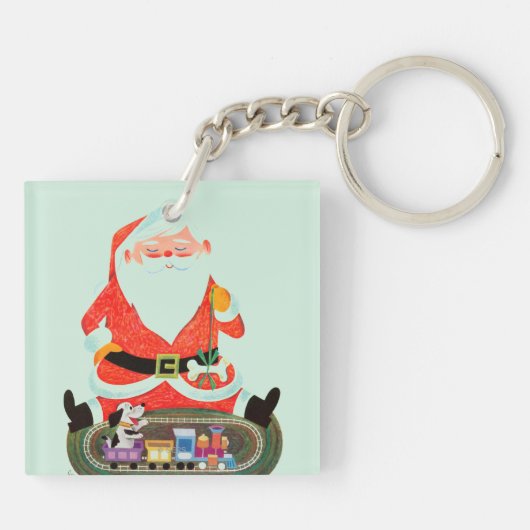 Sankt mit Zug Schlüsselanhänger (Rückseite)