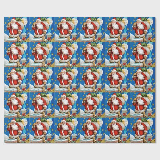 Sankt-Mond Geschenkpapier (Flach)