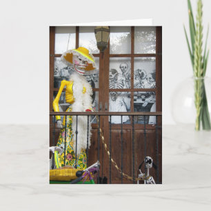 Sankt muerte feiertagskarte