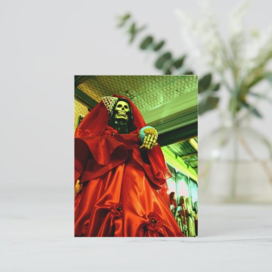 Sankt Muerte Feiertagspostkarte (Stehend Vorderseite)