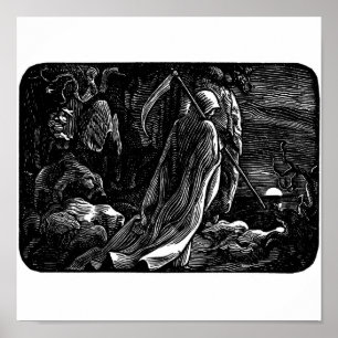 "Sankt Muerte" (mexikanischer grimmiger Poster