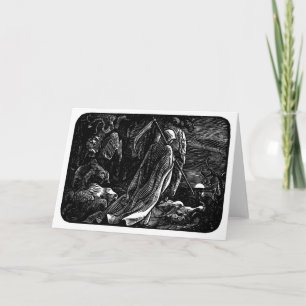 Sankt Muerte (mexikanischer grimmiger Sensenmann) Feiertagskarte