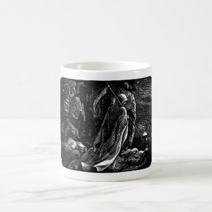 Sankt Muerte (mexikanischer grimmiger Sensenmann) Kaffeetasse