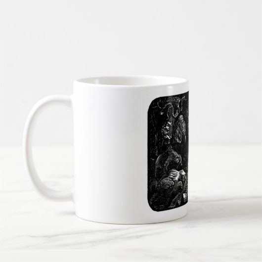Sankt Muerte (mexikanischer grimmiger Sensenmann) Kaffeetasse (Links)