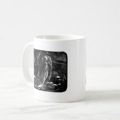 Sankt Muerte (mexikanischer grimmiger Sensenmann) Kaffeetasse (Vorderseite Links)