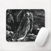 Sankt Muerte (mexikanischer grimmiger Sensenmann) Mousepad (Mit Mouse)