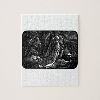 Sankt Muerte (mexikanischer grimmiger Sensenmann) Puzzle