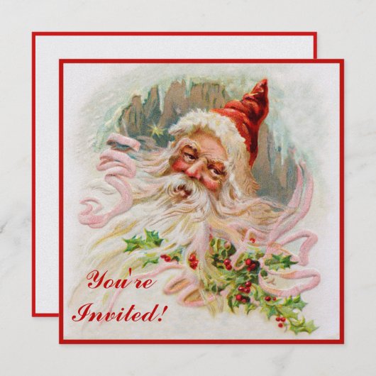 Sankt Nicholas Einladung (Vorne/Hinten)