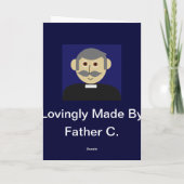 Sankt Nicholas Feiertagskarte (Rückseite)