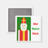 Sankt Nicholas Magnet (Vorderseite/Rückseite)