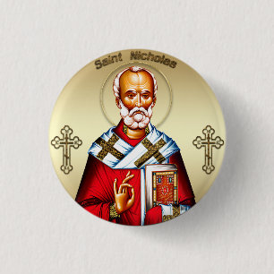 Sankt Nikolaus Button