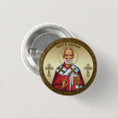 Sankt Nikolaus Button (Vorne & Hinten)