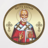 Sankt Nikolaus Etiketten (Design 2)