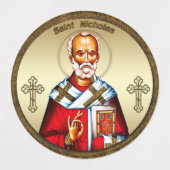 Sankt Nikolaus Etiketten (Design 1)
