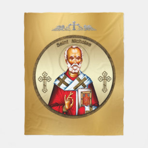 Sankt Nikolaus Fleecedecke