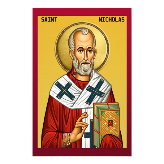 Sankt Nikolaus Fotodruck (Vorne)