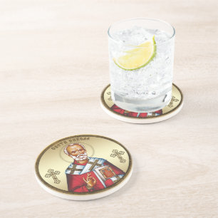 Sankt Nikolaus Getränkeuntersetzer