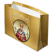 Sankt Nikolaus Große Geschenktüte (Rückseite Schrägansicht)