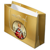 Sankt Nikolaus Große Geschenktüte (Vorderseite Schrägansicht)
