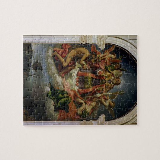 Sankt Nikolaus im Ruhm mit Heiligen Puzzle (Horizontal)