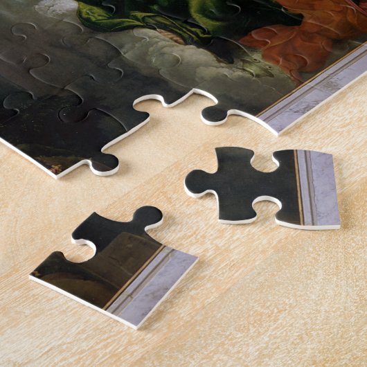 Sankt Nikolaus im Ruhm mit Heiligen Puzzle (Seite)